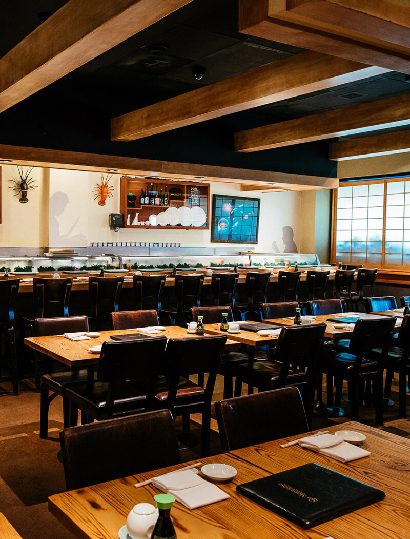 Main Dining Room of Matsuhisa beverlyhills restaurant