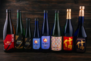 Nobu private label Sake and Shochu